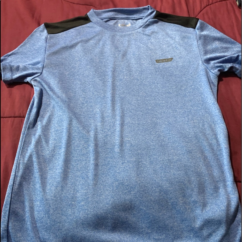 Tshirt and shorts, black and blue color